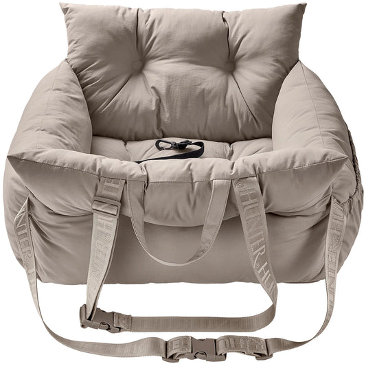 2-in-1 Autositz und Reisebett Seoul Greige