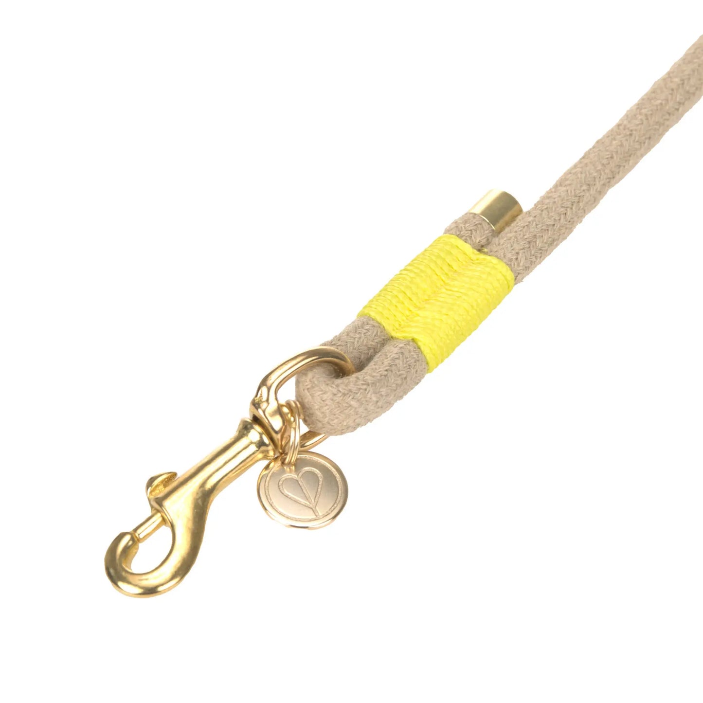 Hundeleine Slim- Mila Natur Neon Orange