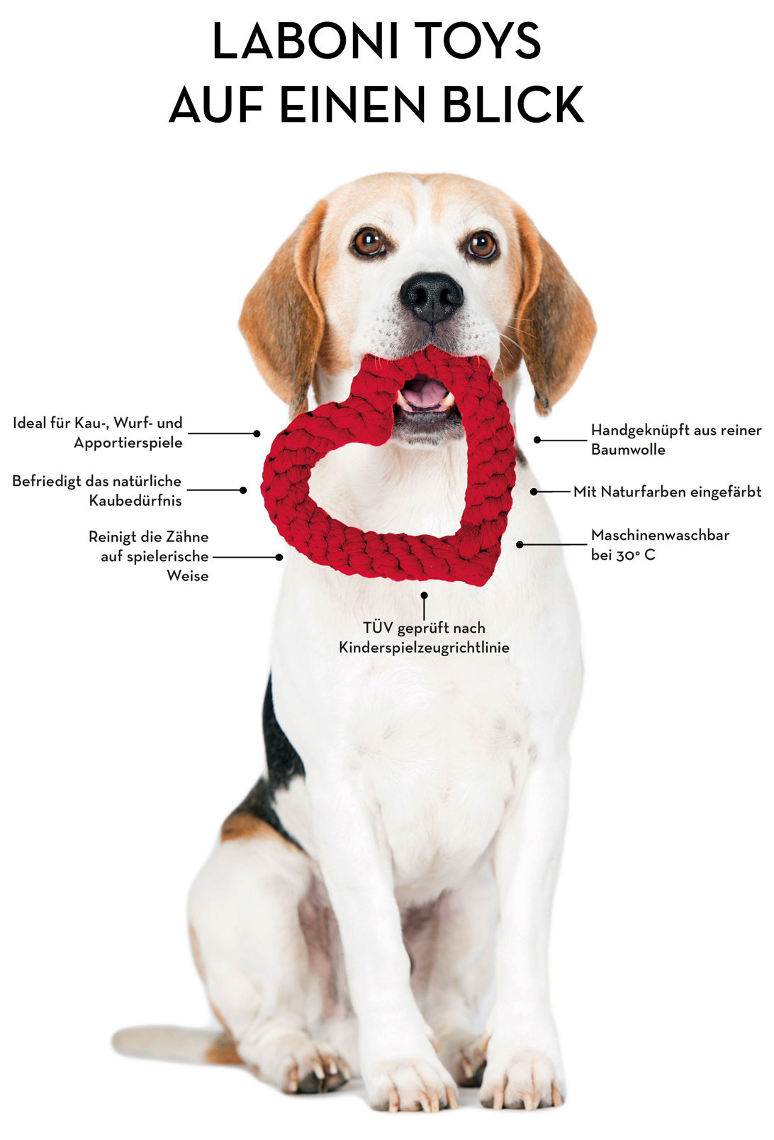 Hundespielzeug Chrissy Croissant