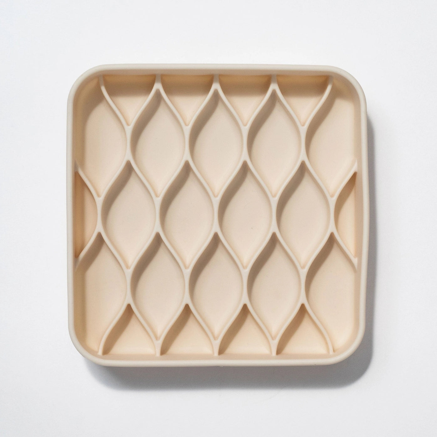 Schleckmatte Argyle Creme