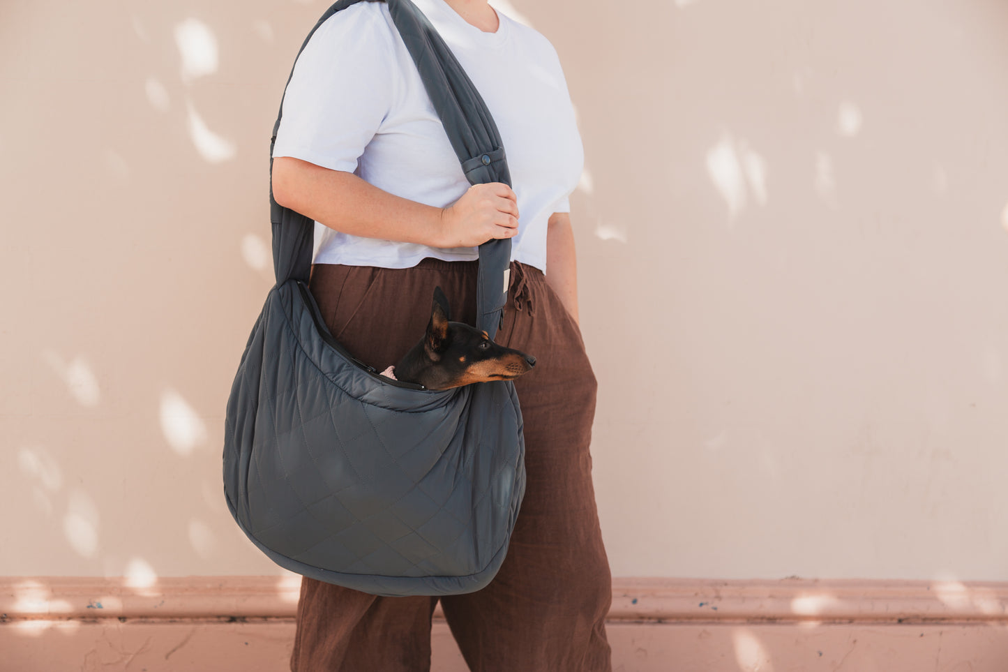 Hundeumhängetasche Slate Grey