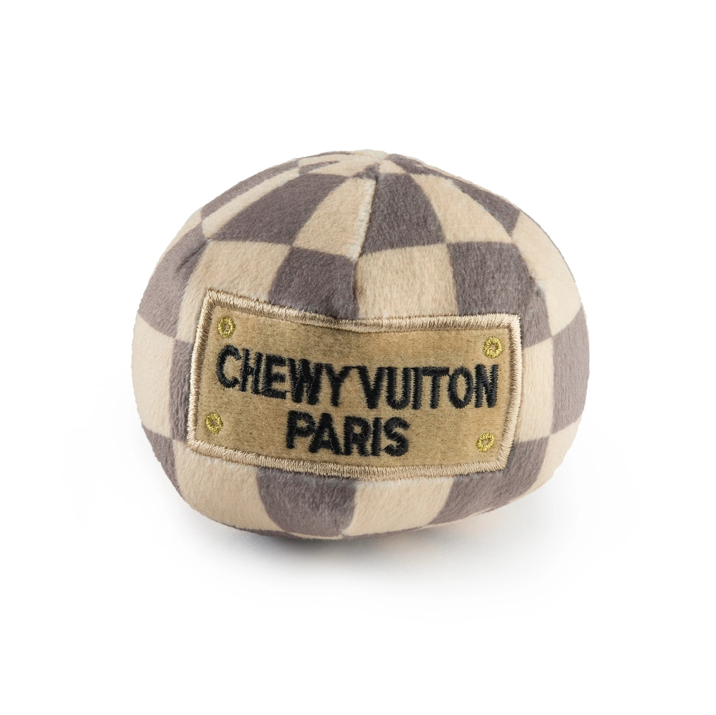 Hundespielzeug Chewy Vuiton Checker Ball