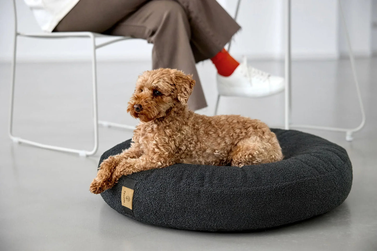 Hundebett Donut Fippa Schwarz