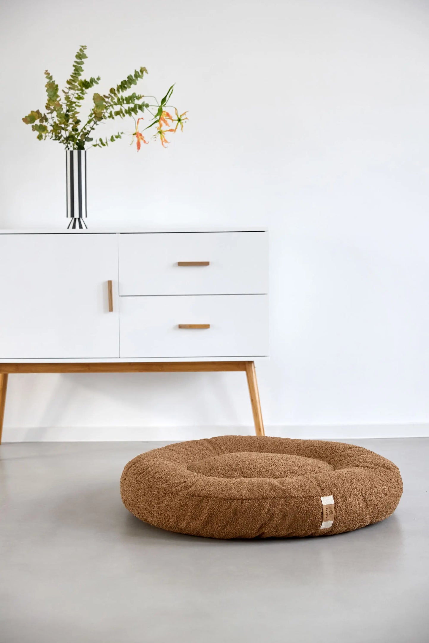 Hundebett Donut Fippa Braun