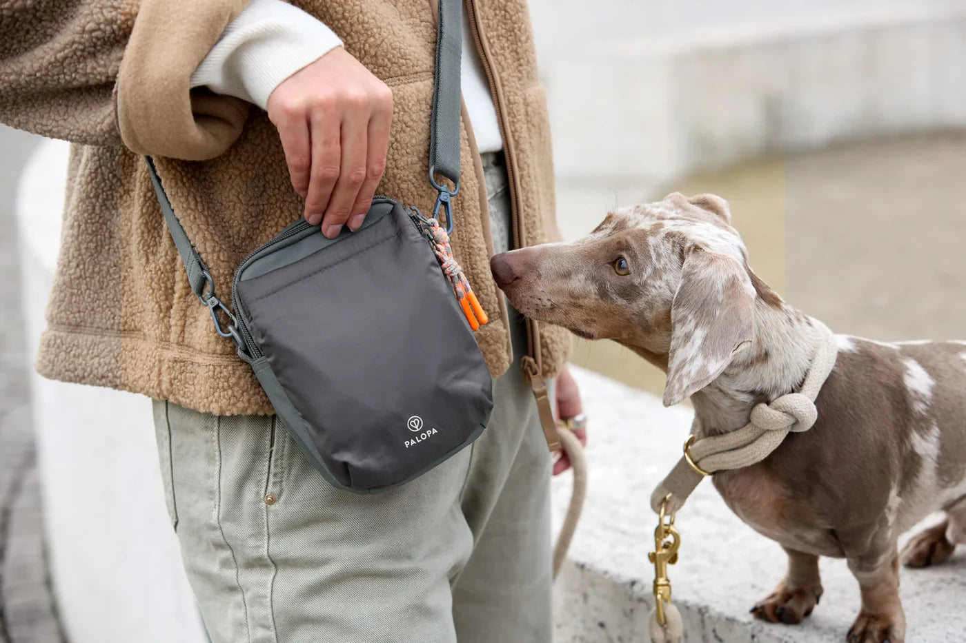 Leckerlibeutel Greta Dunkelgrau