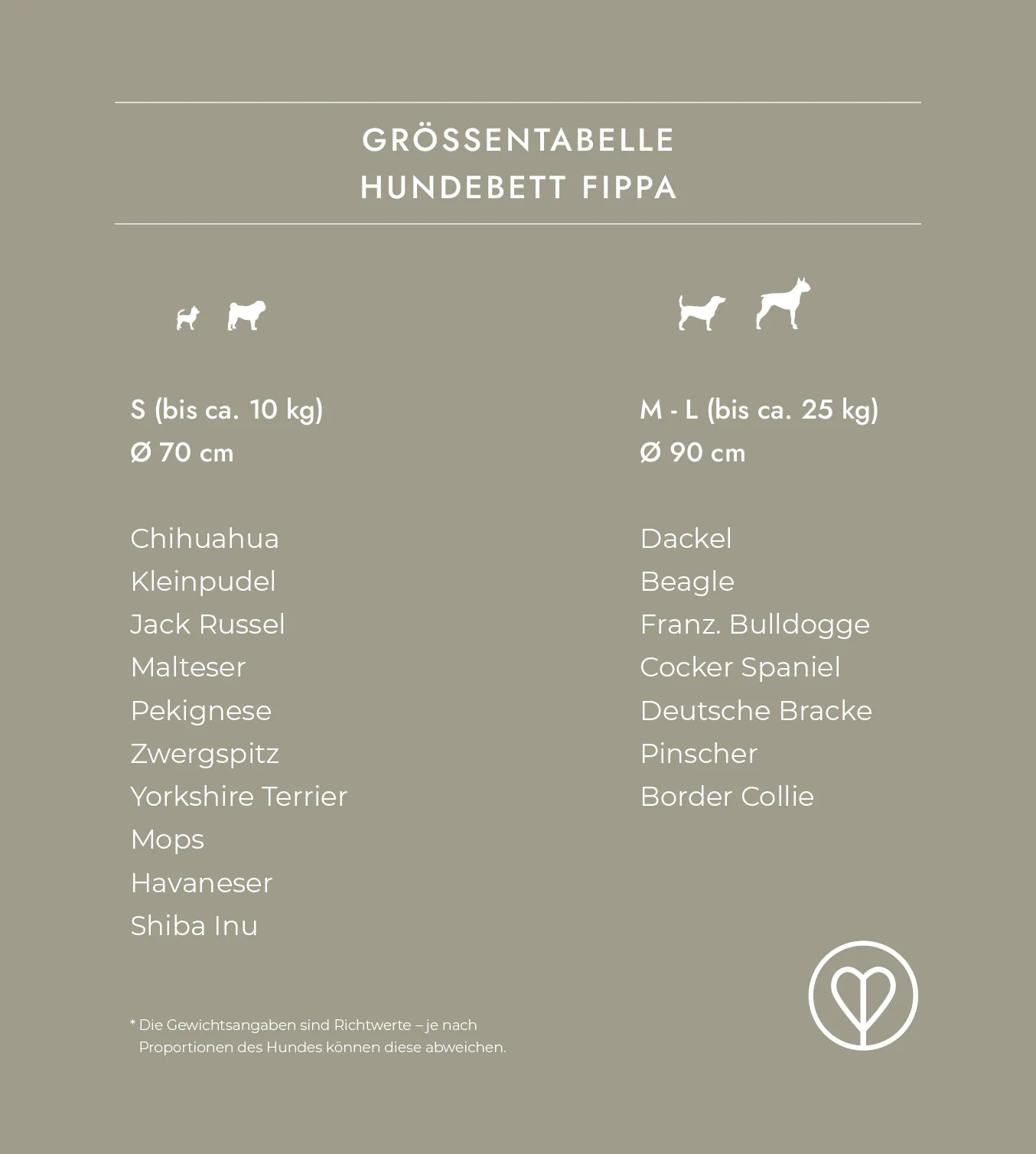 Hundebett Donut Fippa Hellbraun