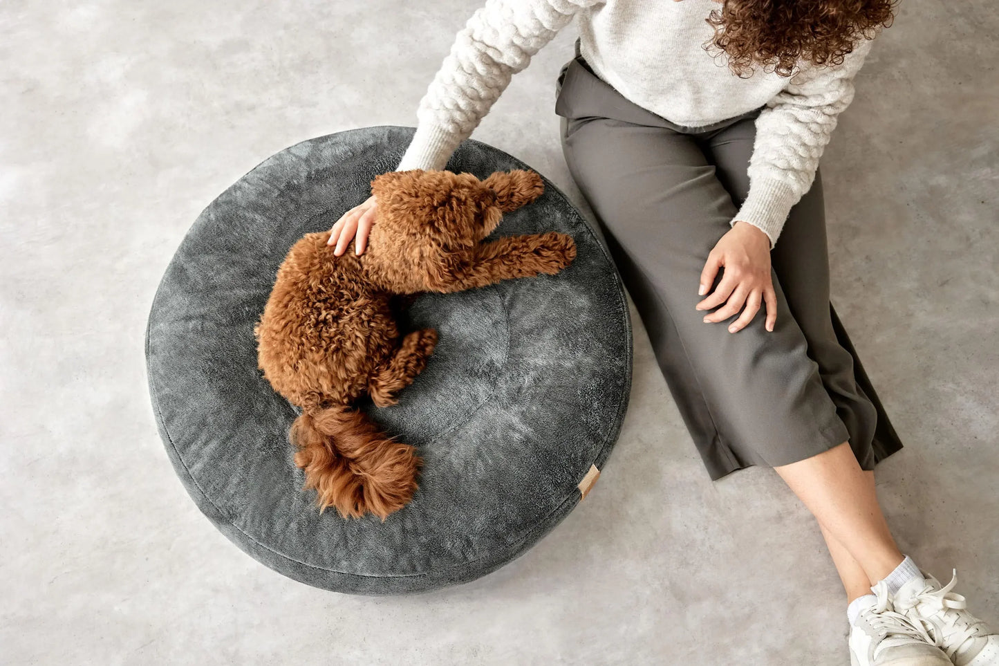 Hundebett Donut Fippa Anthrazit