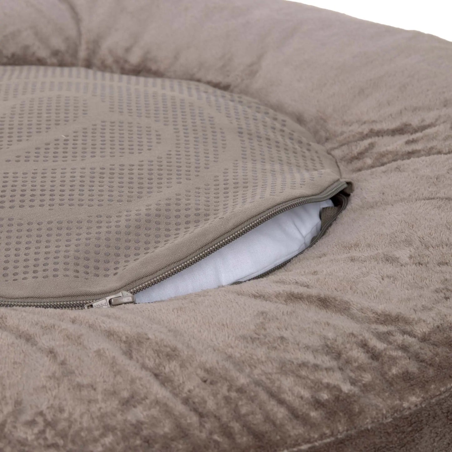 Hundebett Donut Fippa Taupe