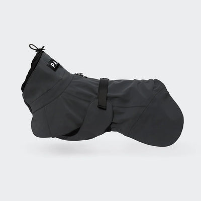 Regenmantel für Hunde  Visibility Dark Schwarz