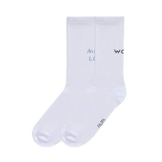 Tennis Socken Lettering 2er-Set Blue/Grey