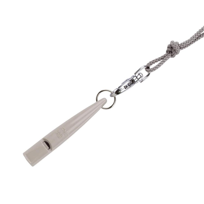 Hundepfeife Grau mit Pfeifenband