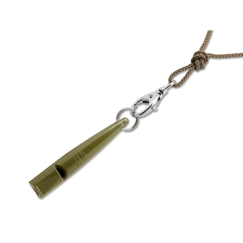 Hundepfeife Khaki mit Pfeifenband