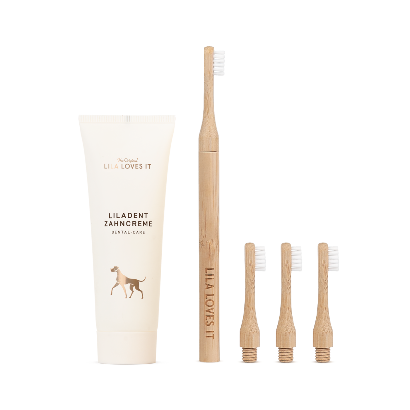 Hundezahnbürste aus Bambus