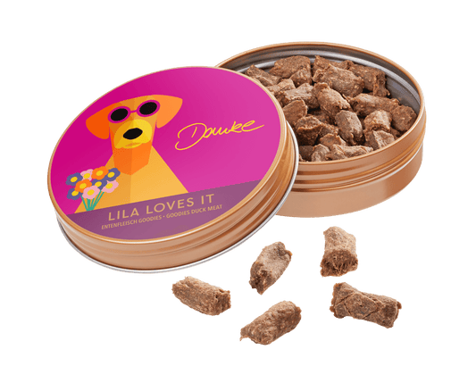 Soft-Goodies aus Entenfleisch "Danke" Dose 50g