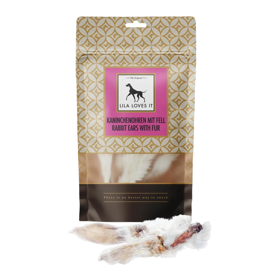 Kaninchenohren für Hunde 100g