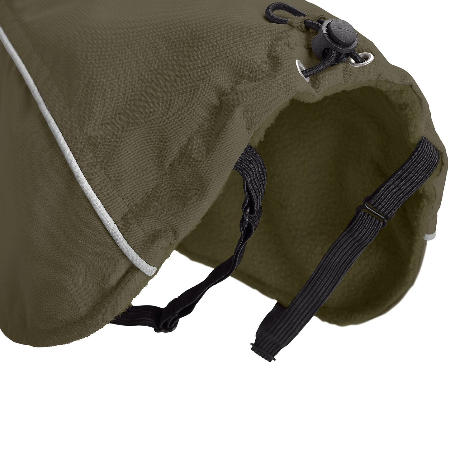 HUNTER Hundemantel Nordby Dackel Oliv – Studioansicht 6