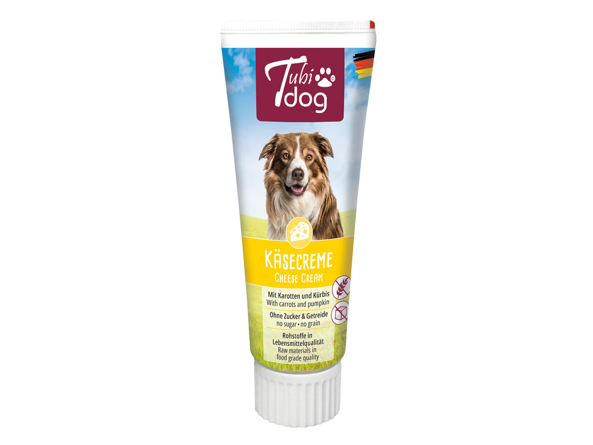 TUBIDOG Käsecreme in der Tube für Hunde, 75 g