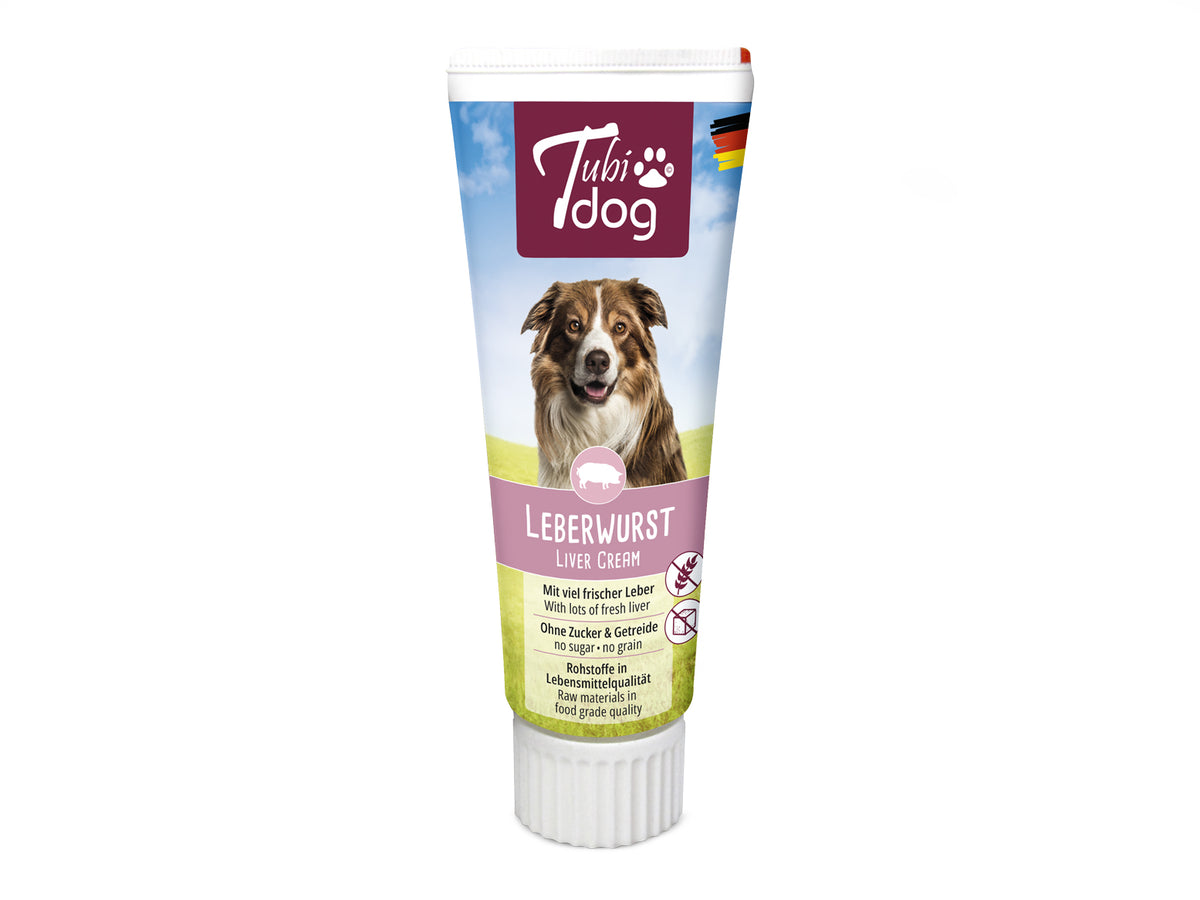 TUBIDOG Leberwurst in der Tube für Hunde, 75 g