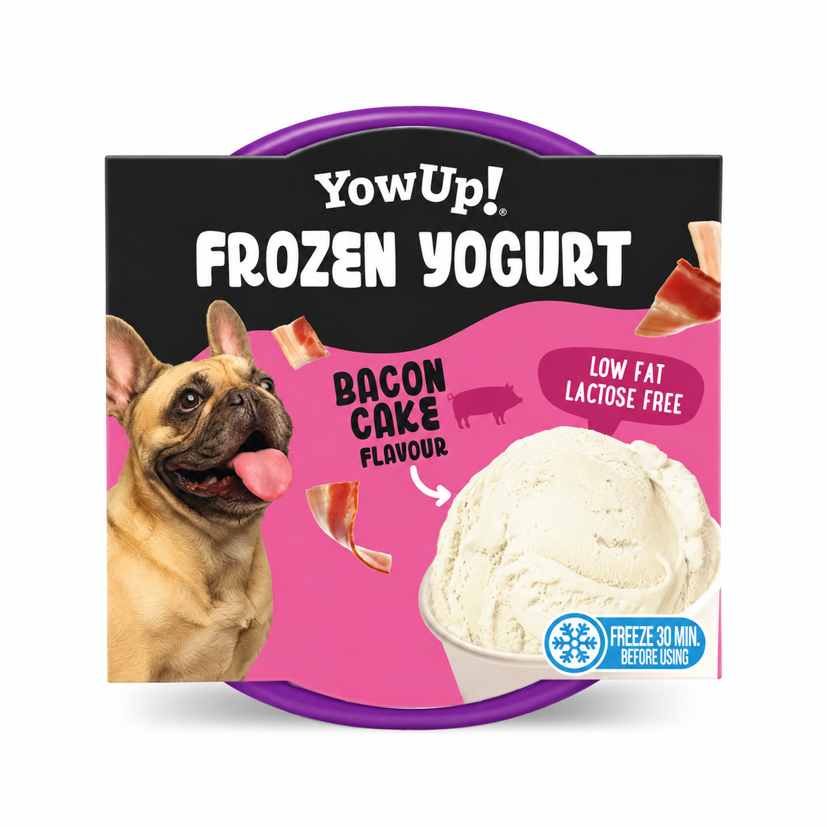 YowUp! Frozen Yoghurt Bacon Cake – aktuelle Verpackung