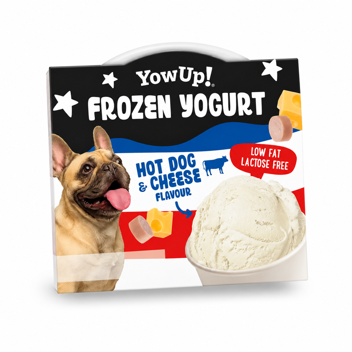 YowUp! Frozen Yoghurt Hot Dog & Käse – aktuelle Verpackung