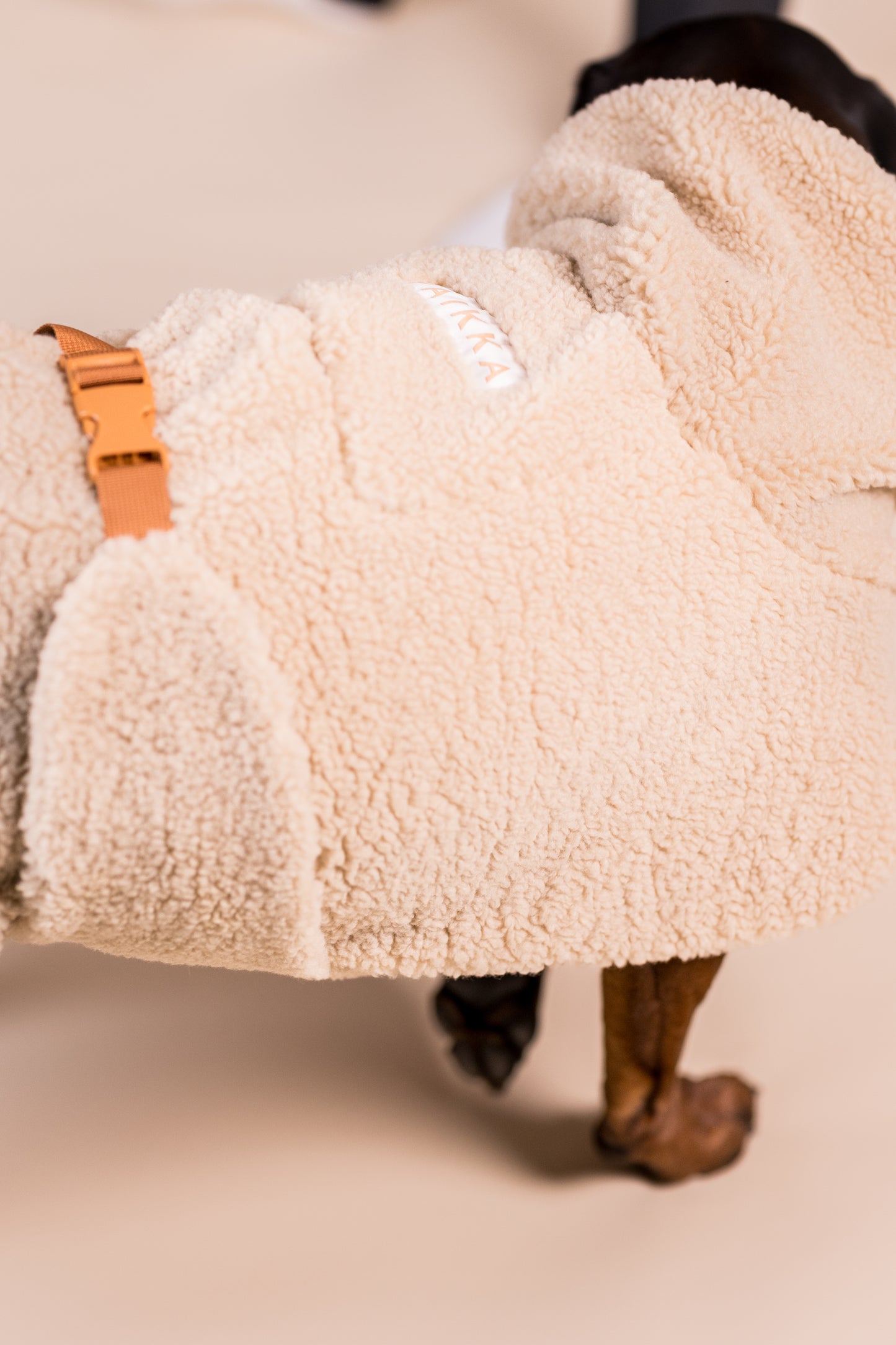 Hundewintermantel Sherpa Taupe