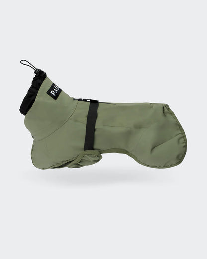 Regenmantel für Hunde Visibility Grün