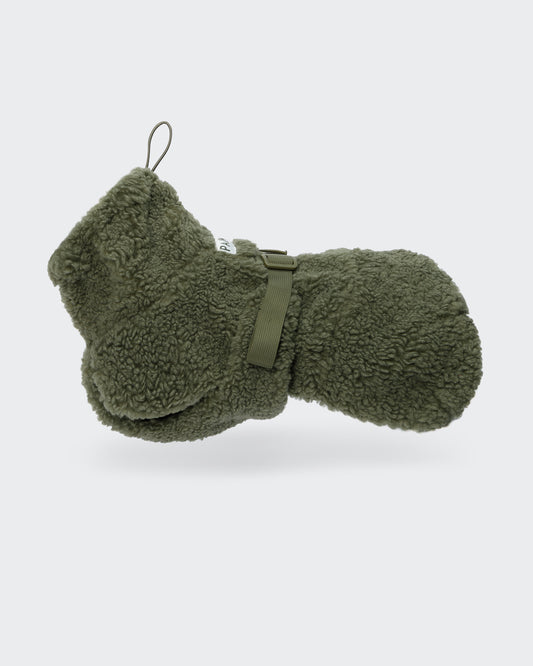 Hundewintermantel Sherpa Olive