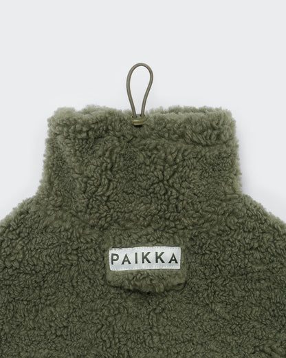 Hundewintermantel Sherpa Olive