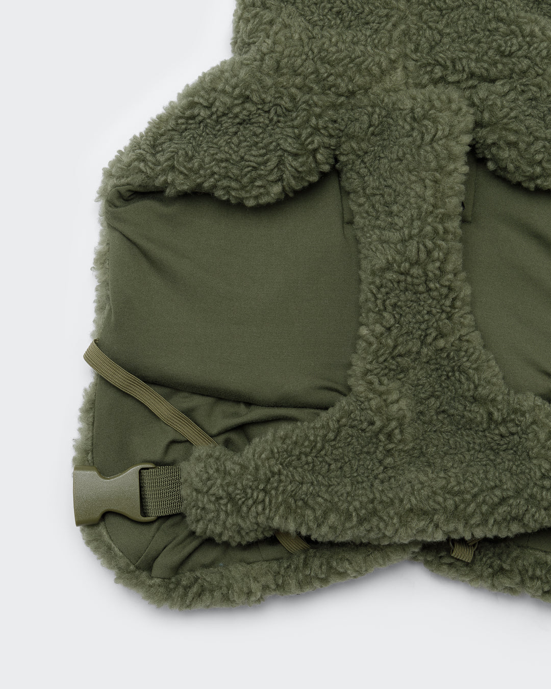 Hundewintermantel Sherpa Olive