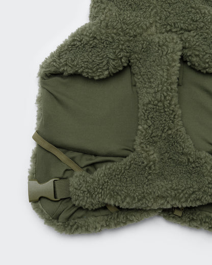 Hundewintermantel Sherpa Olive