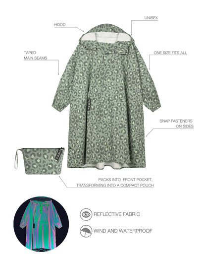 Regenponcho Green Leo