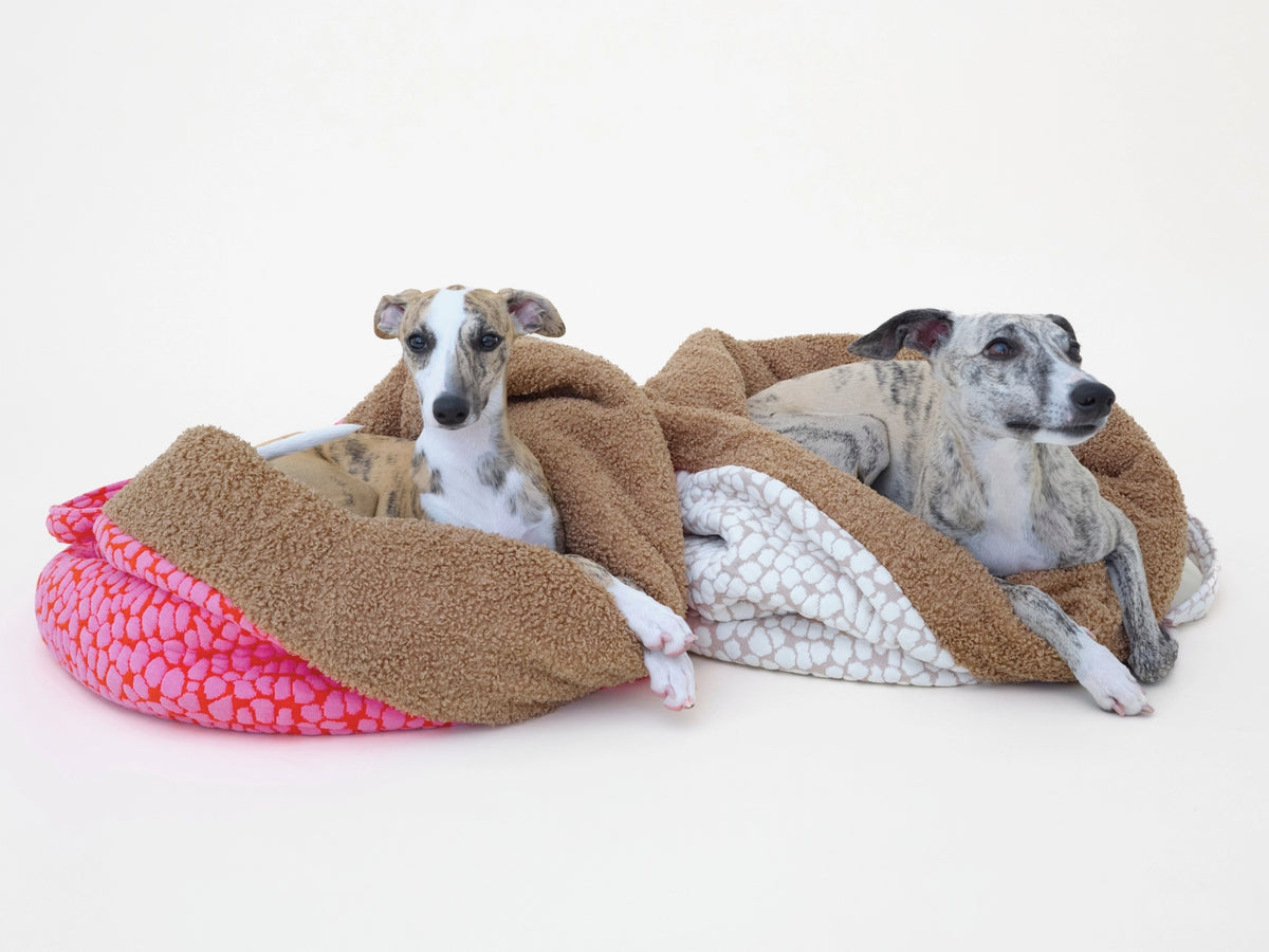 Hundebett Studio Nest Pink Lava
