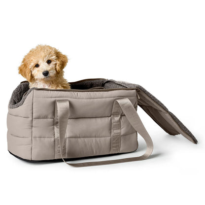 2-in-1 Hundetragetasche Seoul Greige
