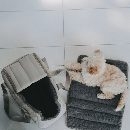 2-in-1 Hundetragetasche Seoul Greige