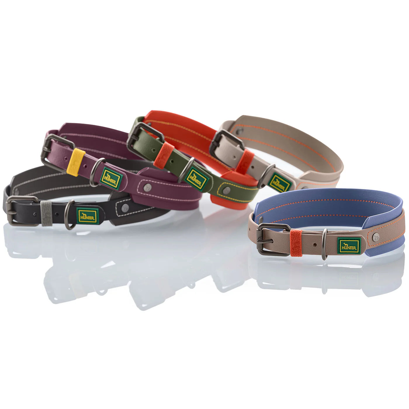 Halsband Havanna Grün/Orange