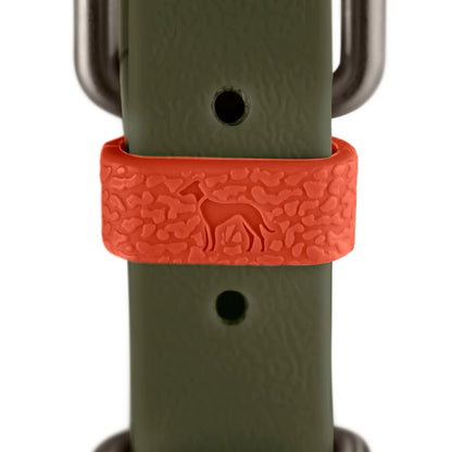Halsband Havanna Grün/Orange