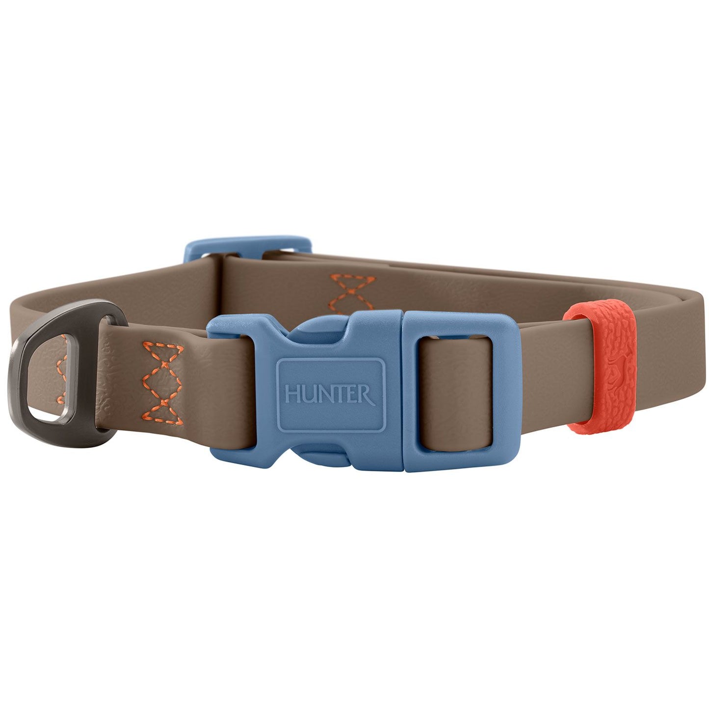 Halsung Havanna Taupe/Rauchblau