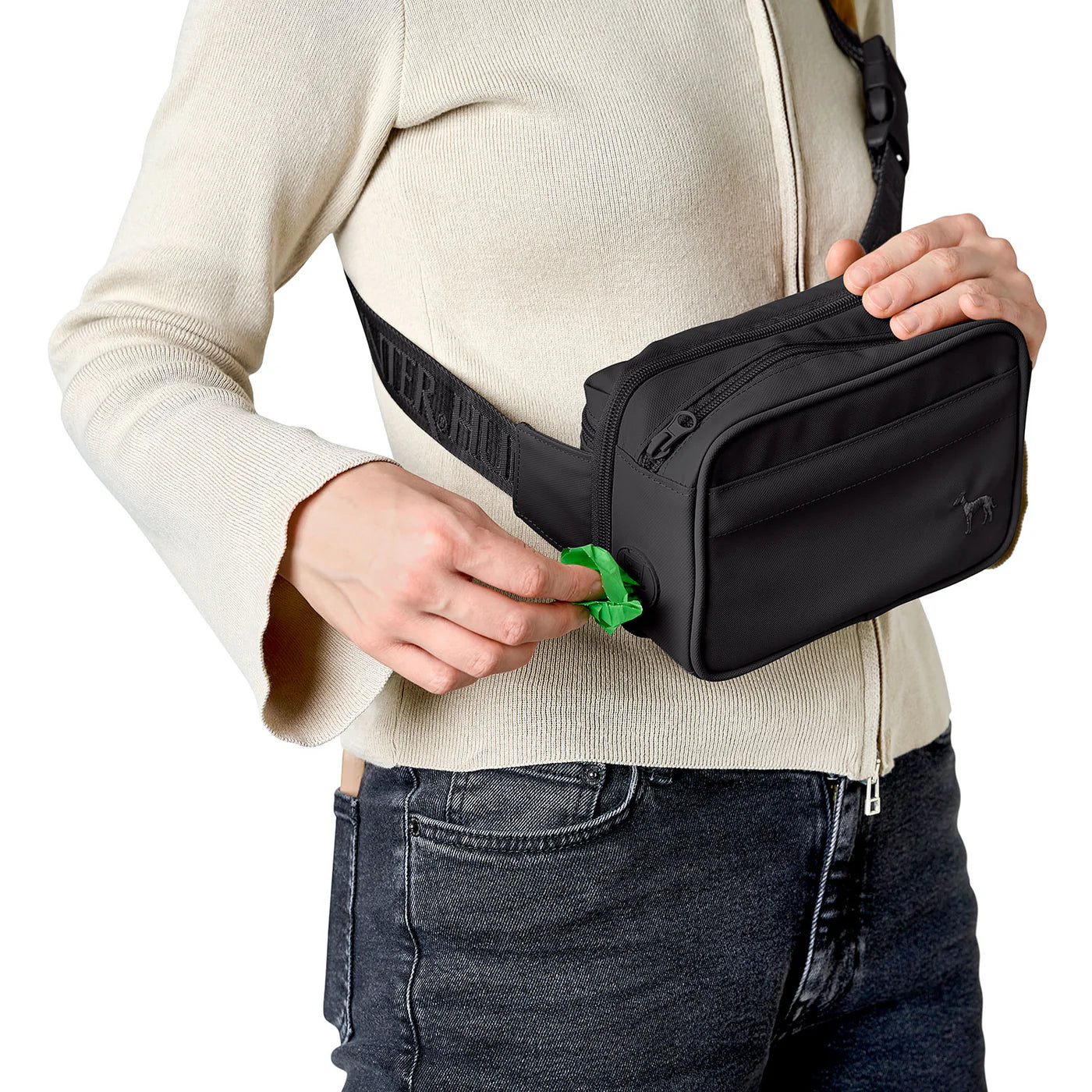Crossbody-Tasche Seoul inkl. Decke Schwarz
