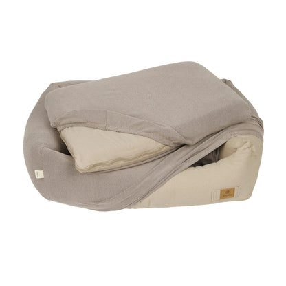 Hundebett Bezug 2er Set Taupe