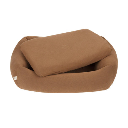 Hundebett Bezug 2er Set Mandel