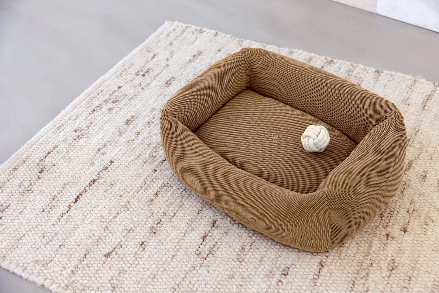Hundebett Bezug 2er Set Mandel