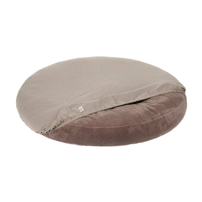 Hundebett Bezug Rund Taupe