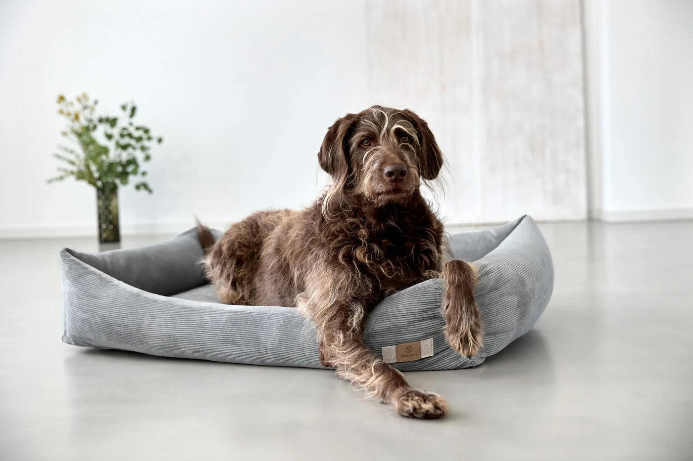 Hundebett Fred Kord Grau