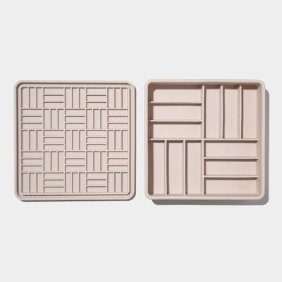 3-in-1 Slow Feeder Parquet Sand