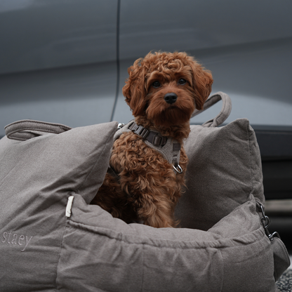 3-in-1 Hundeautositz und Reisebett Lara 2.0 Taupe