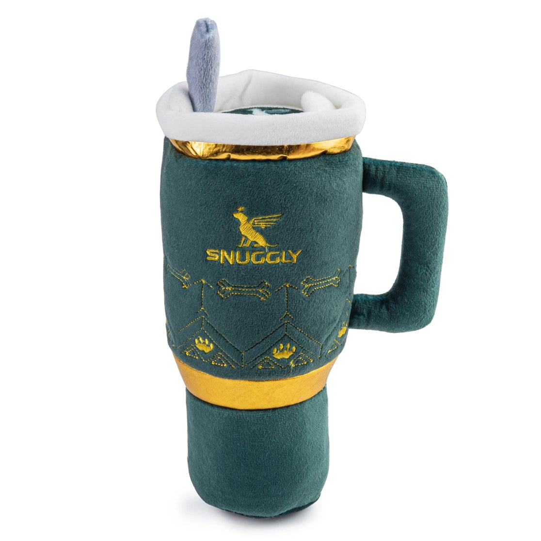 Hundespielzeug Holiday Snuggly Cup Green