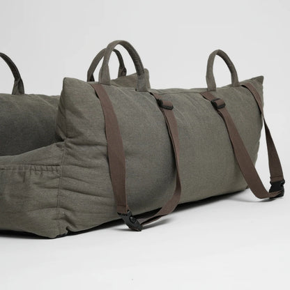 Hundeautositz Lara XXL Taupe