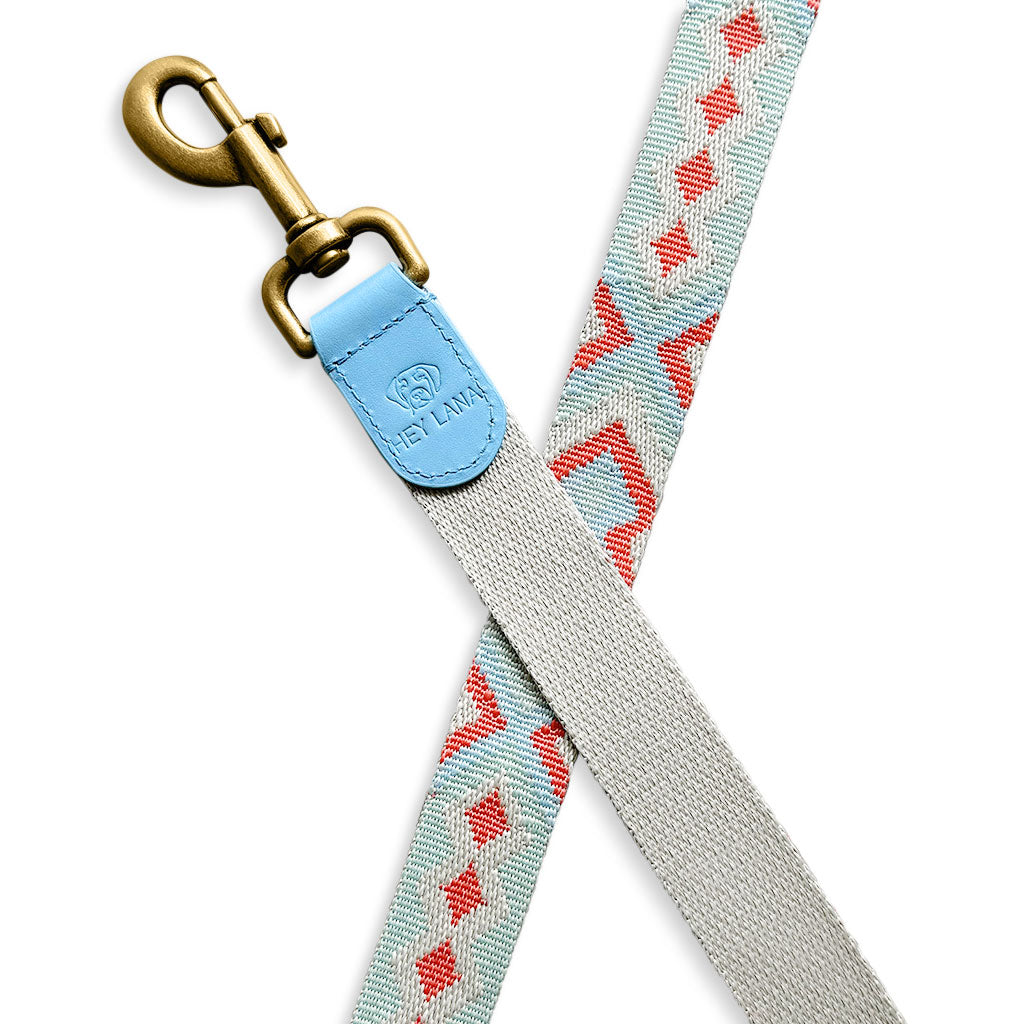 Hundeleine 2m Coral/Blau