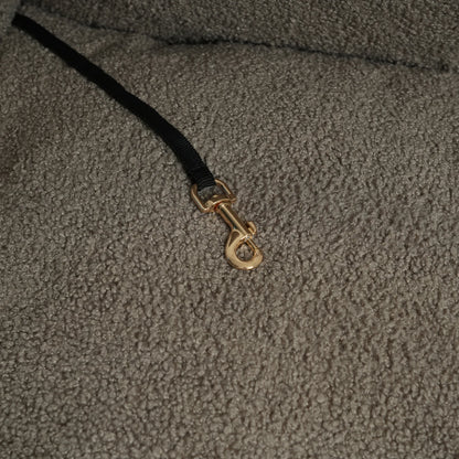 3-in-1 Hundeautositz und Reisebett Lara Teddy 2.0 Taupe