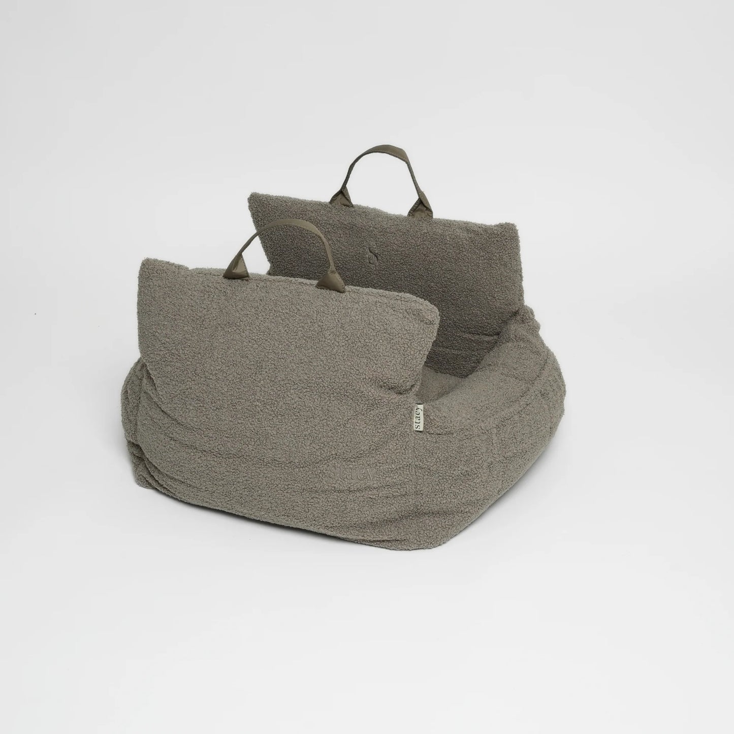 3-in-1 Hundeautositz und Reisebett Lara Teddy 2.0 Taupe